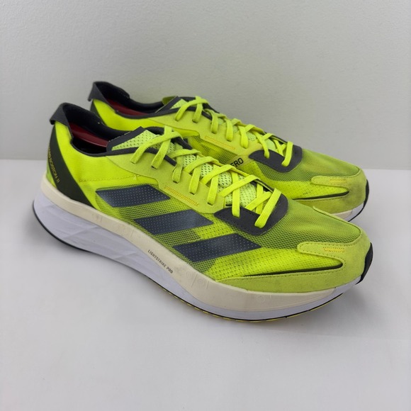 Adidas Men's Yellow Running Shoes - Picture 1 of 8